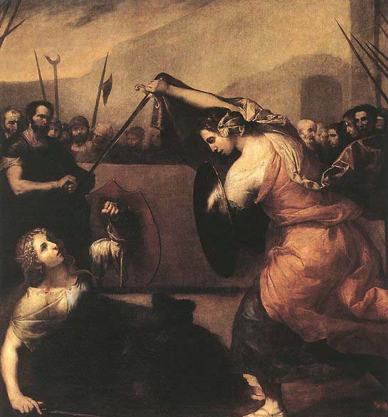 The Duel of Isabella de Carazzi and Diambra de Pottinella
